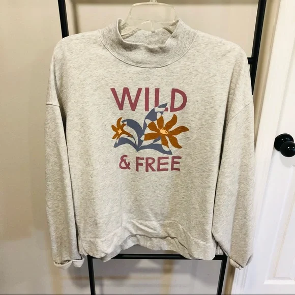 Old Navy Gray Turtle Neck Sweatshirt - Picture 12 of 15